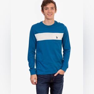 US Polo Assn Mens Long Sleeve Shirt Sz S